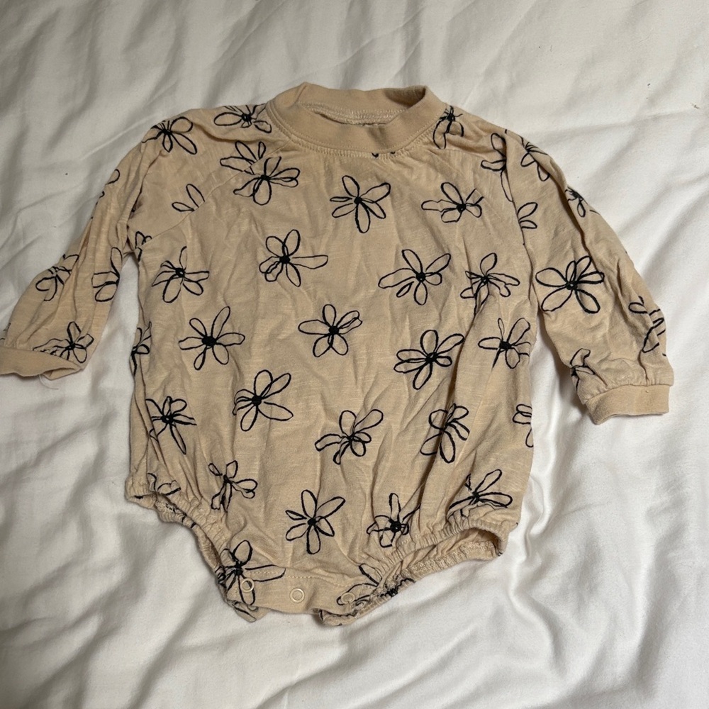 Rylee + Cru Floral romper and